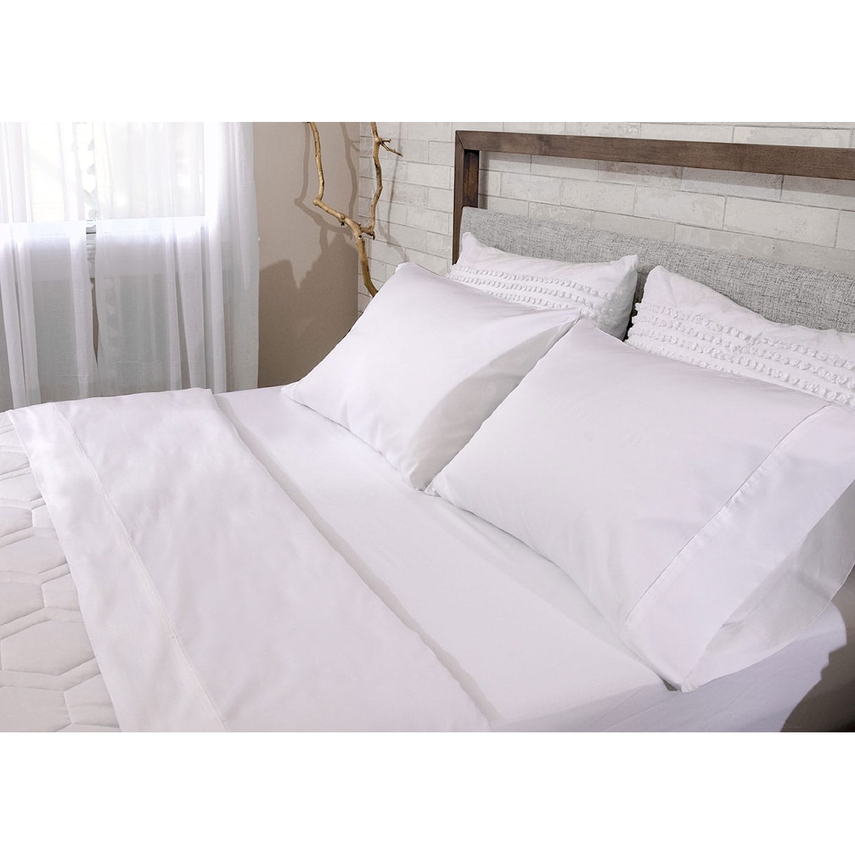 Bedgear Basic Sheets Basic Sheet Set-Twin XL -White