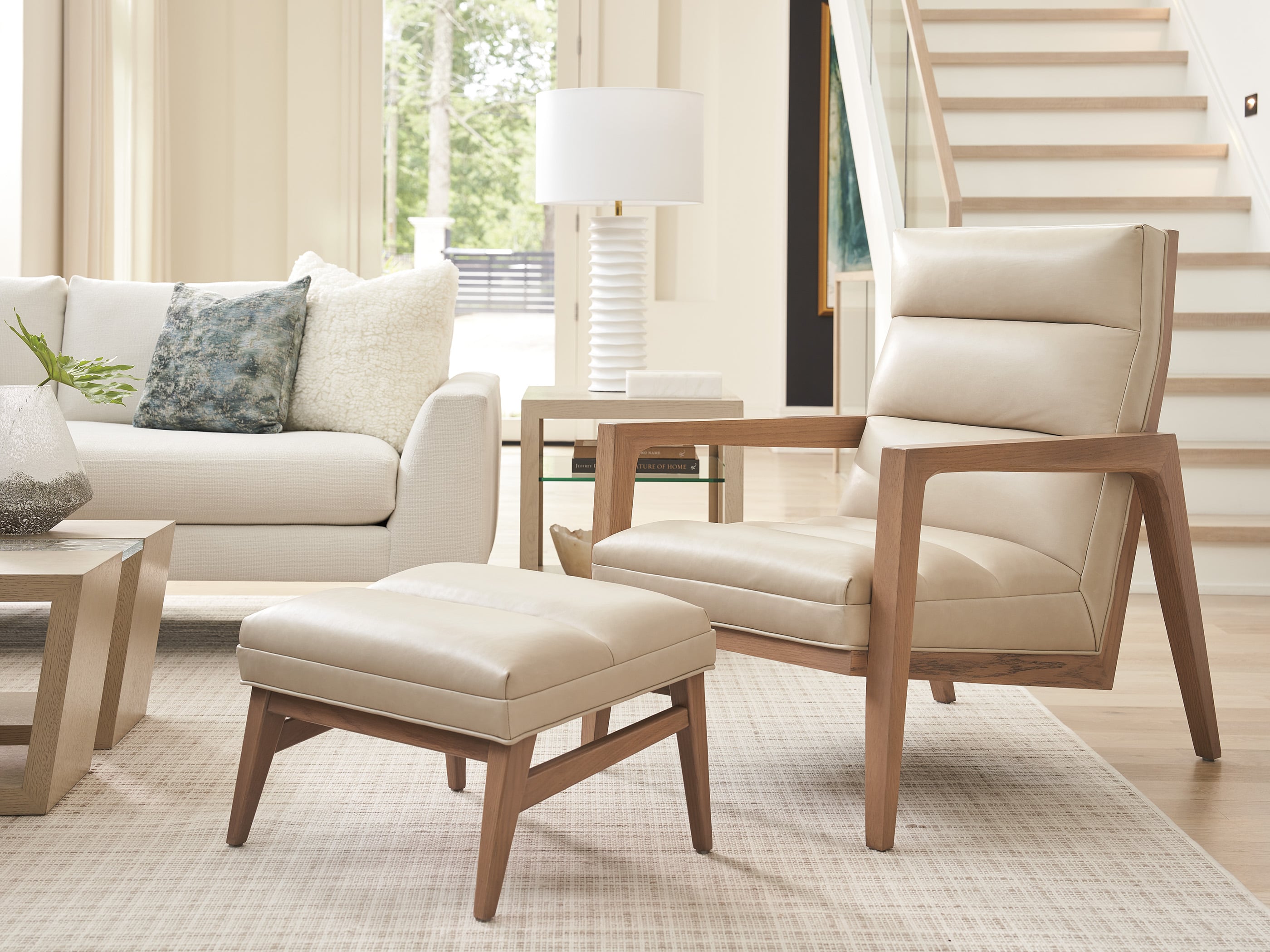 Tommy Bahama Home Sunset Key Hayley Leather Chair