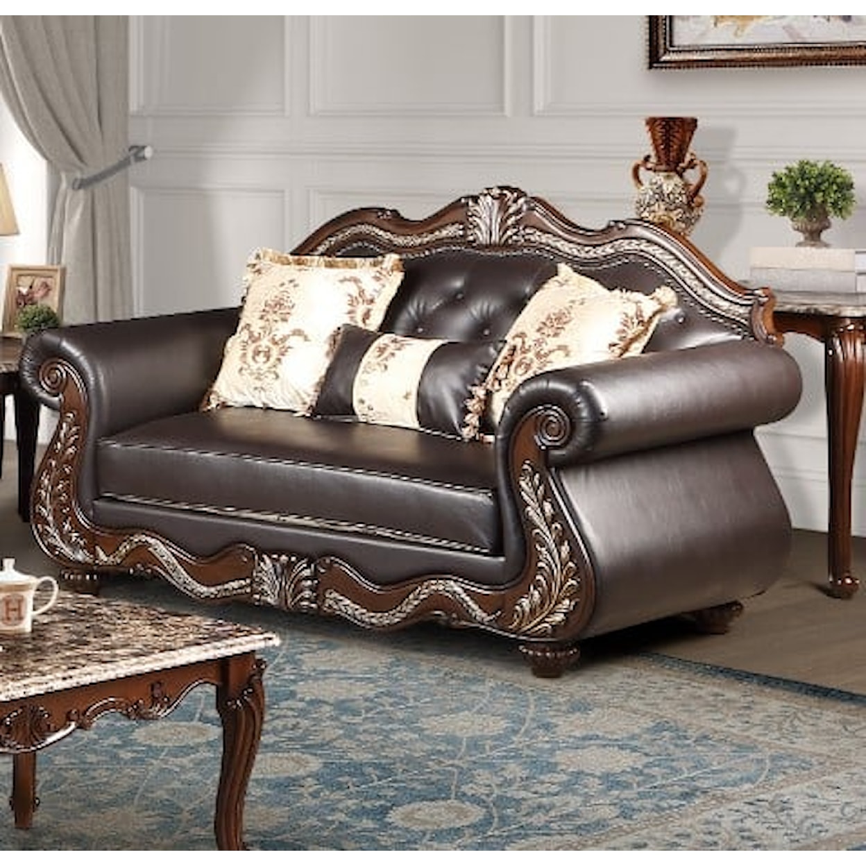 New Classic Furniture Maximus Loveseat