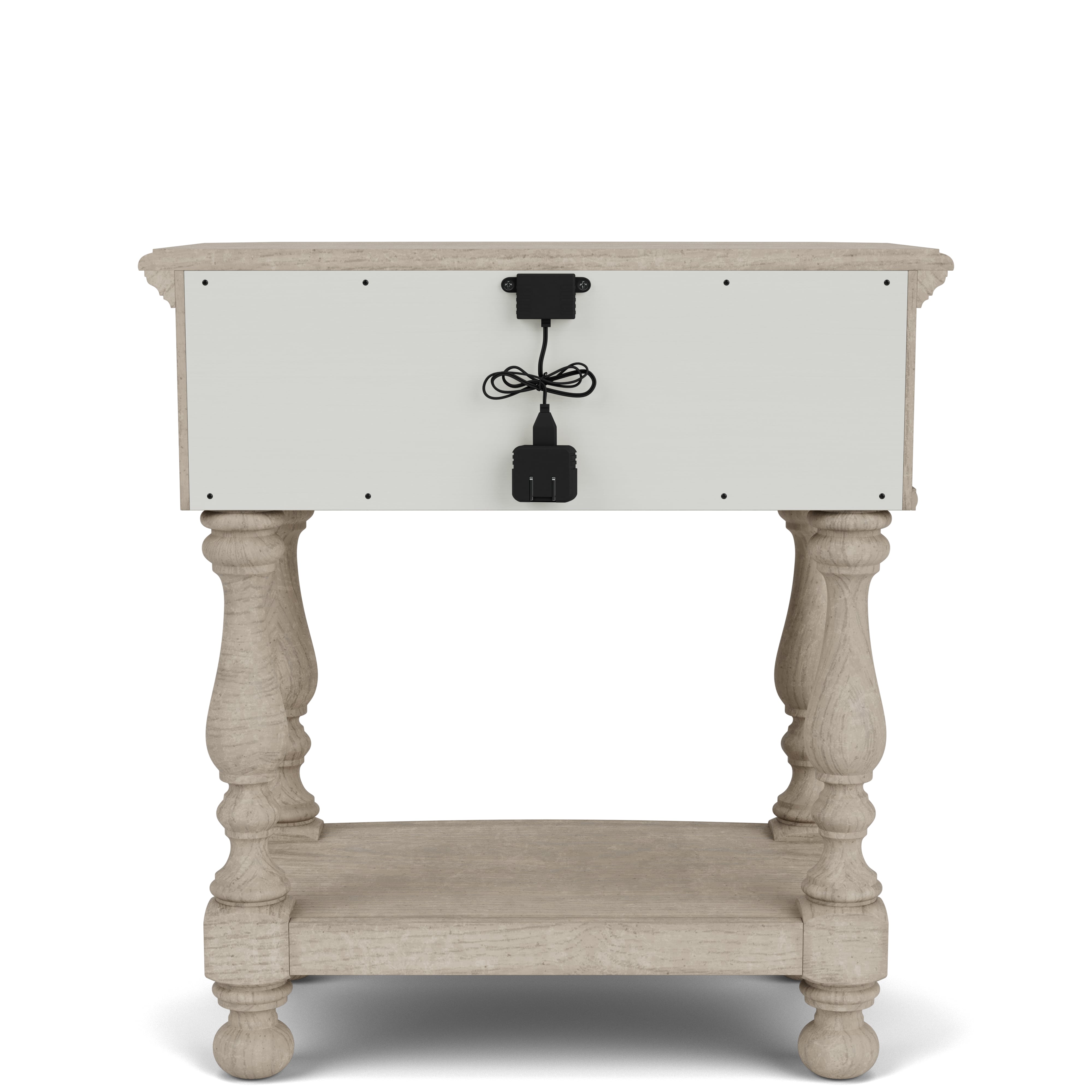 Riverside Furniture Kensington 1-Drawer Nightstand with Open Shelf