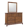 Samuel Lawrence Shaker Heights 10-Drawer Dresser and Mirror Set