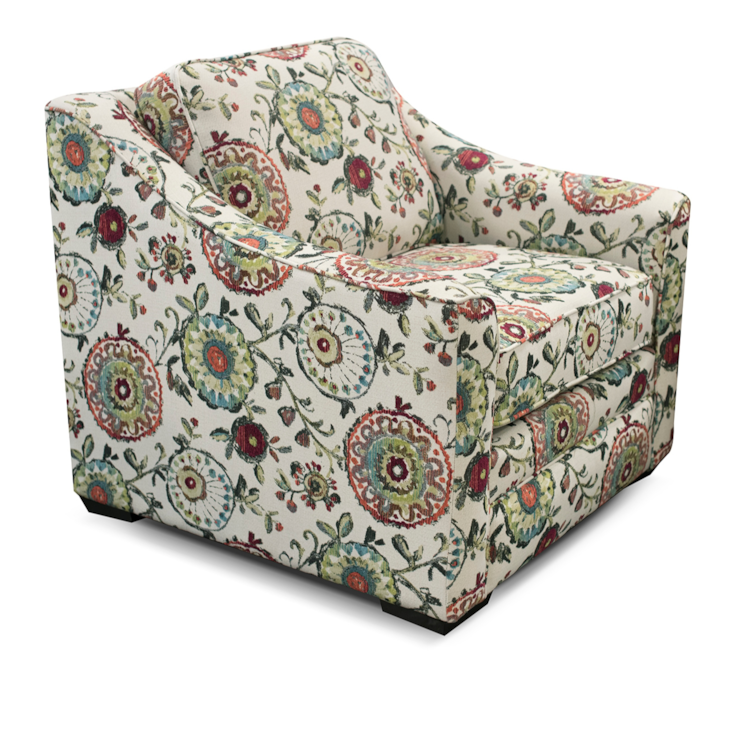 England Thomas 4T04 8124 Transitional Chair with Sloped Arms | Standard ...