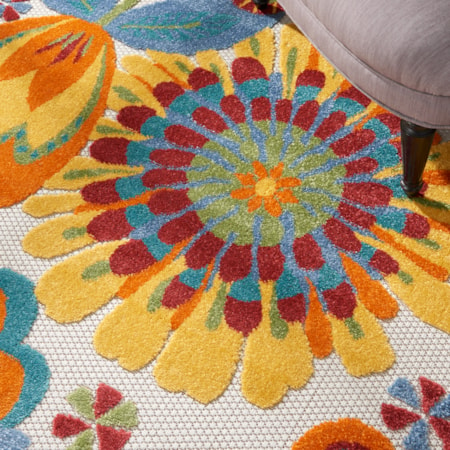 5&apos;3&quot; Round  Rug