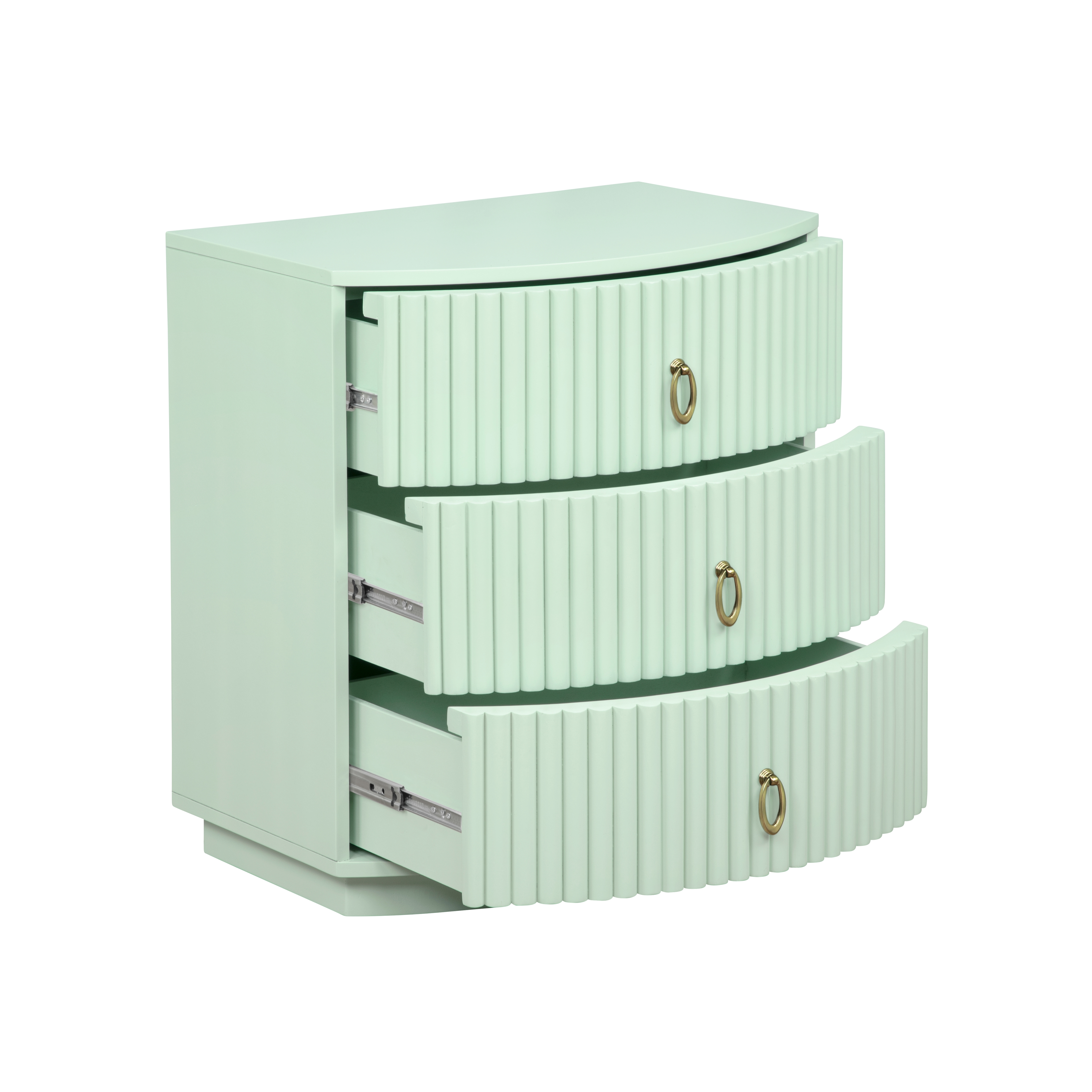 Powell Chantel Chantel 3-Drawer Nightstand