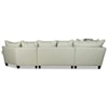 Paula Deen by Craftmaster P781650 5-Seat Sectional Sofa w/ RAF Cuddler