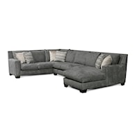 Contemporary Sectional Sofa with Chaise