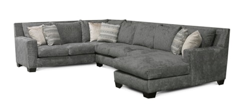 Contemporary Sectional Sofa with Chaise