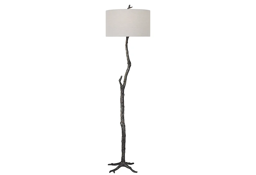 Spruce Spruce Rustic Floor Lamp by Uttermost at Z & R Furniture