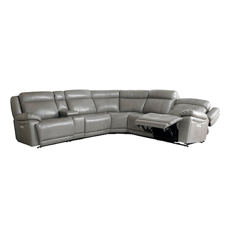 Power Reclining 6 Piece Sectional