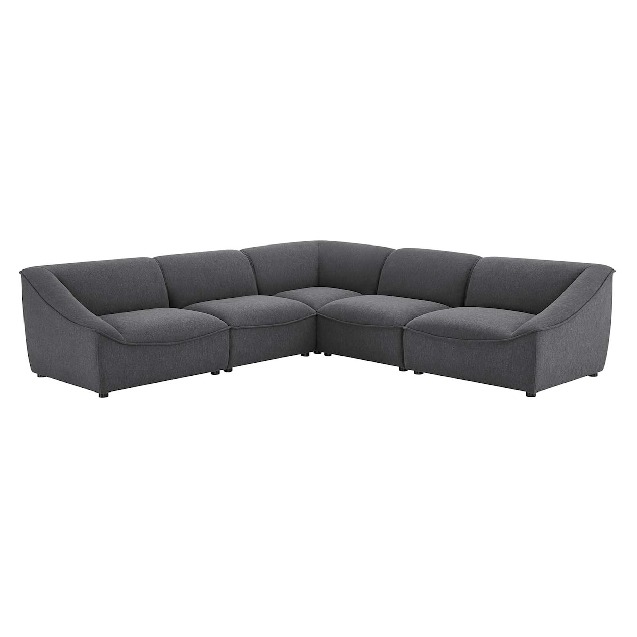 Modway Comprise 5-Piece Sectional Sofa