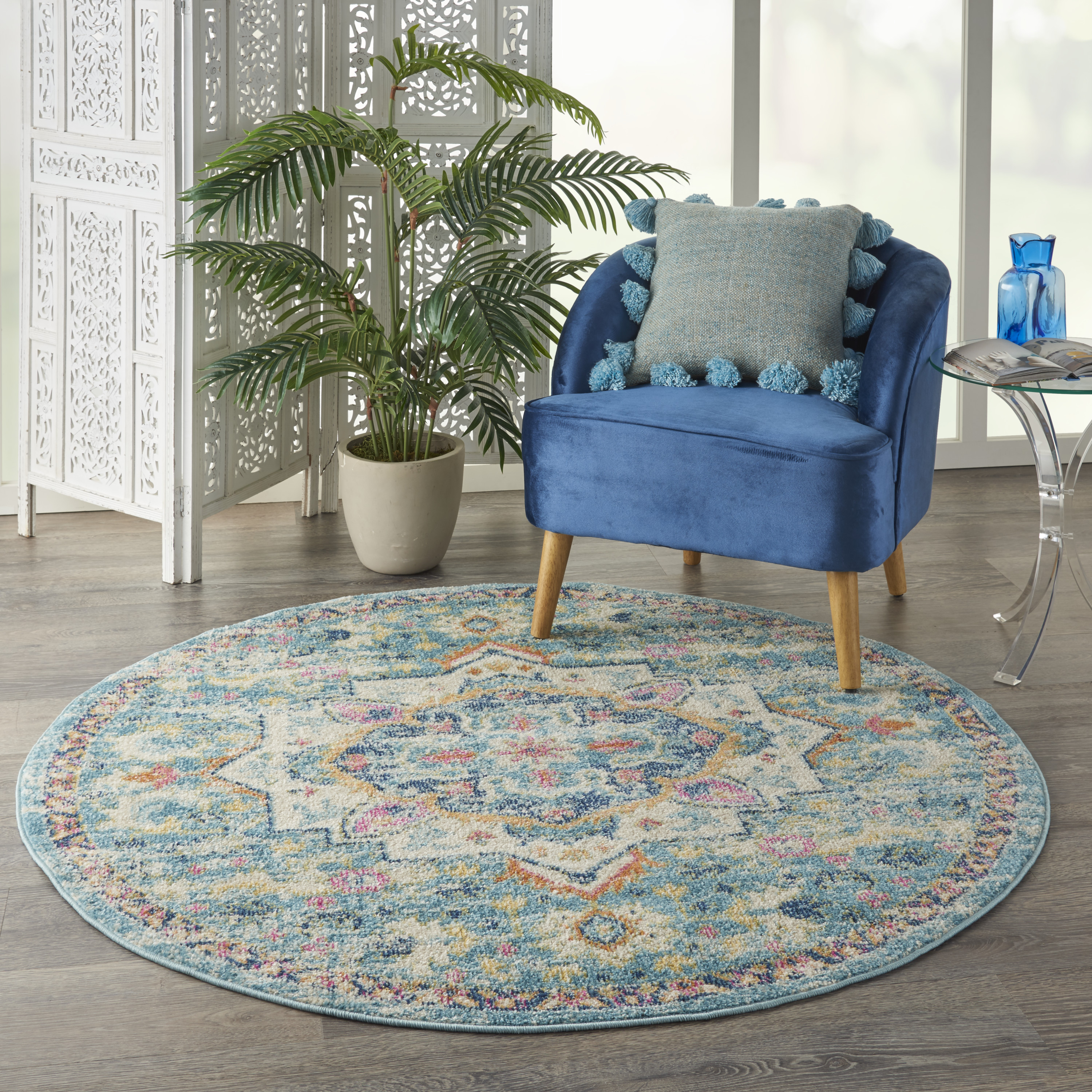 4' Round  Rug