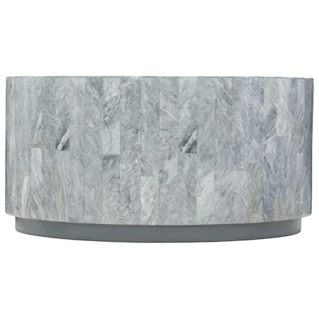 Pacifica Grey Mist Stone Outdoor Cocktail Table