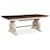 Magnussen Home Bronwyn Dining Rectangular Farmhouse Dining Table with Butterfly Leaves