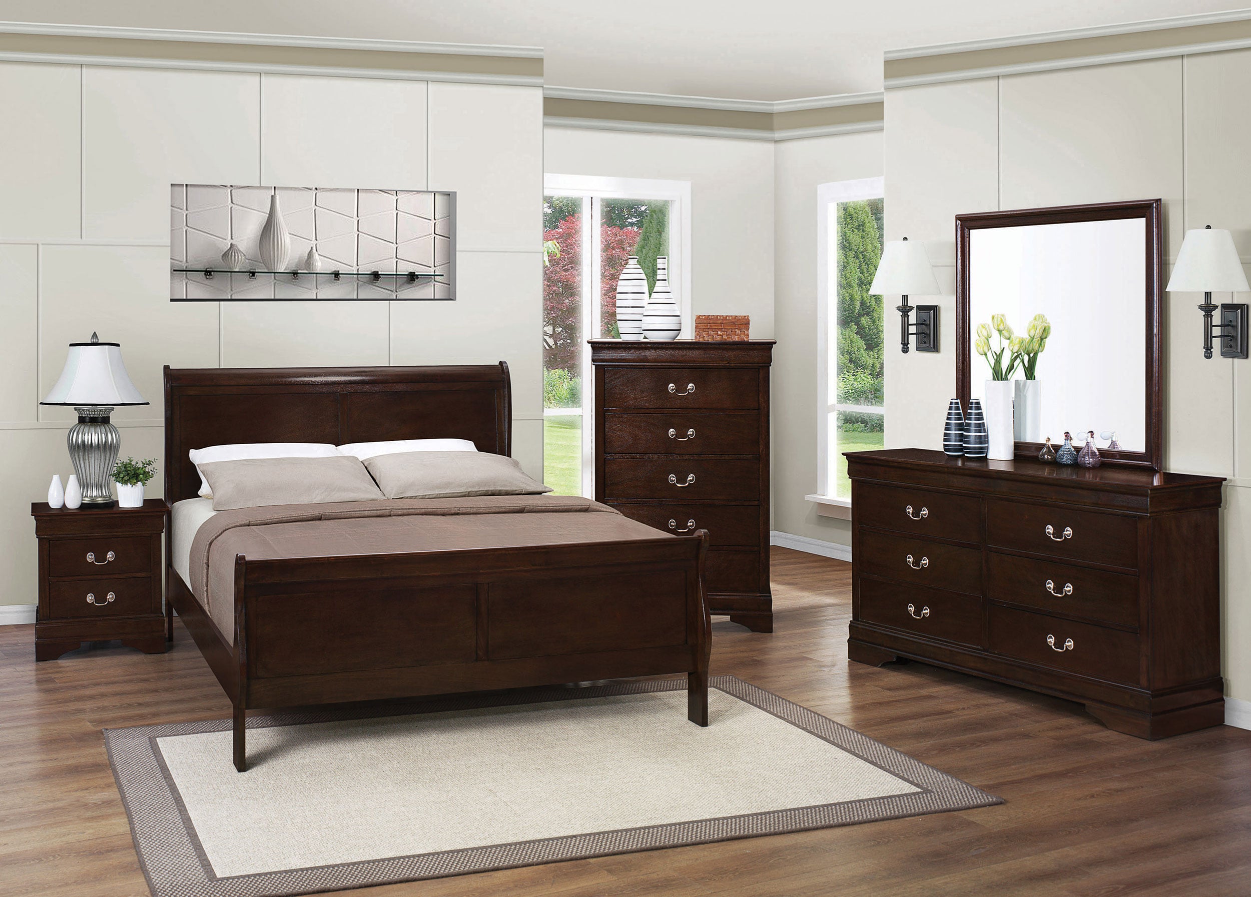 Coaster Louis Philippe 4-piece Queen Bedroom Set