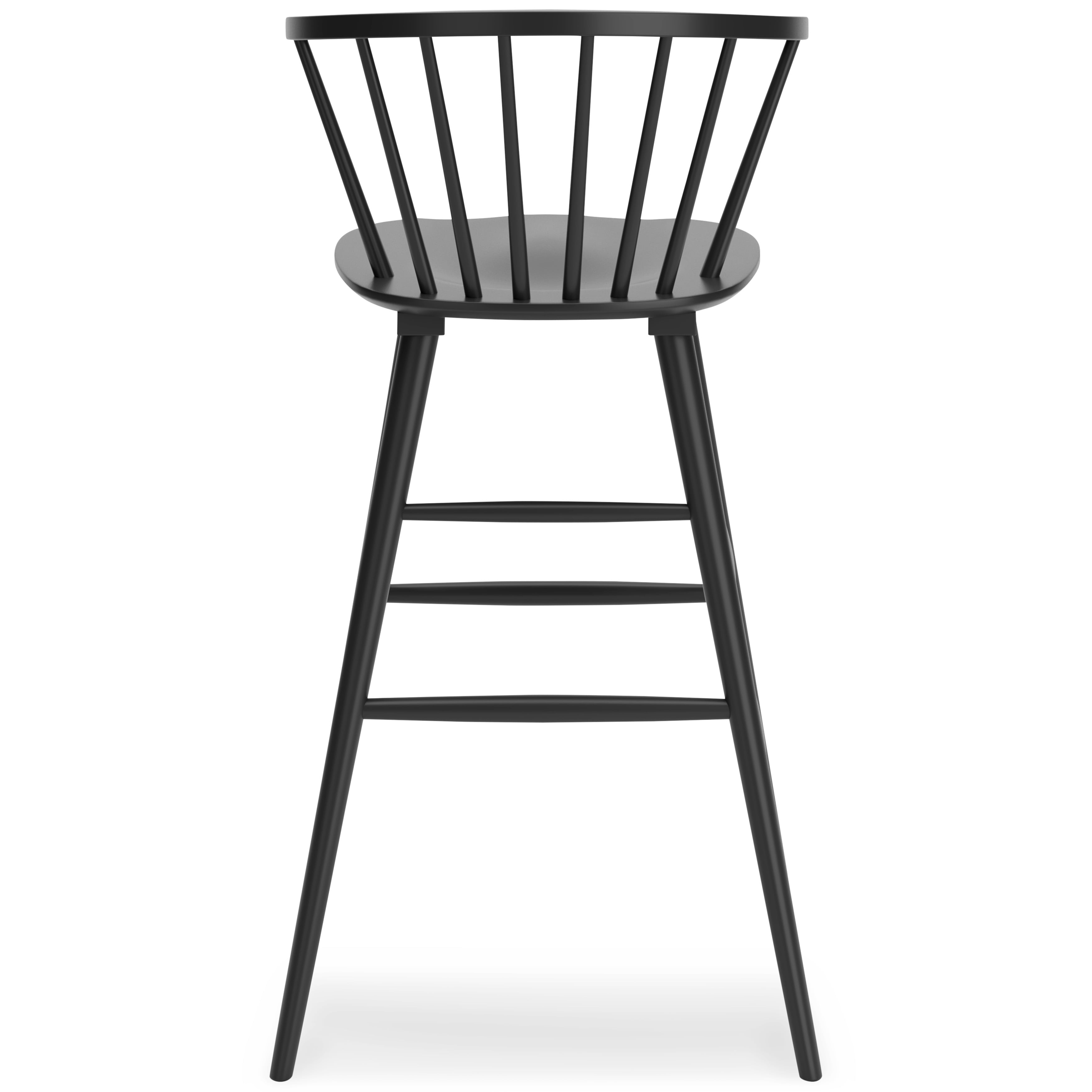 Signature Design by Ashley Otaska D406230 Solid Wood Spindle Back Bar