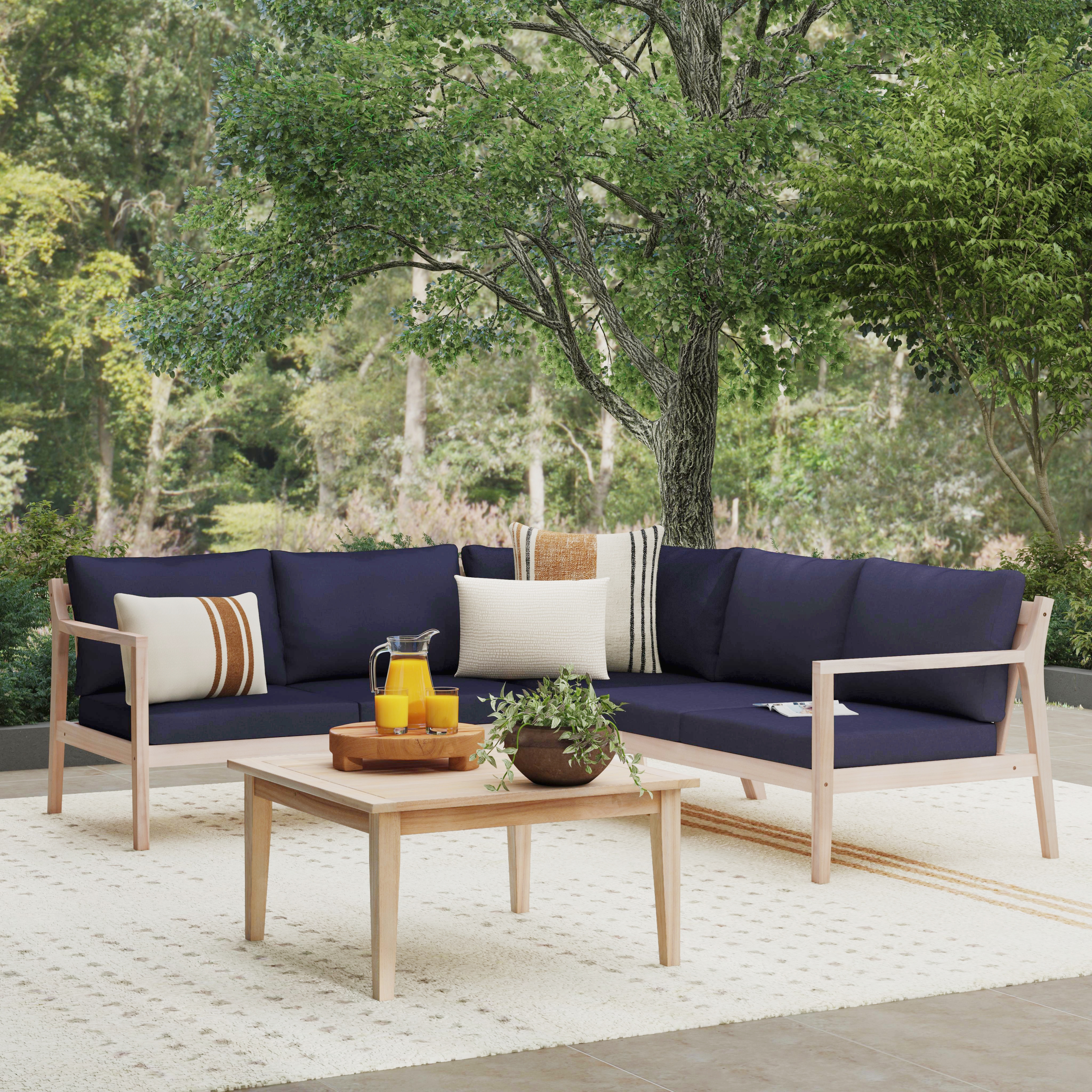 4-Piece Outdoor Sectional Sofa