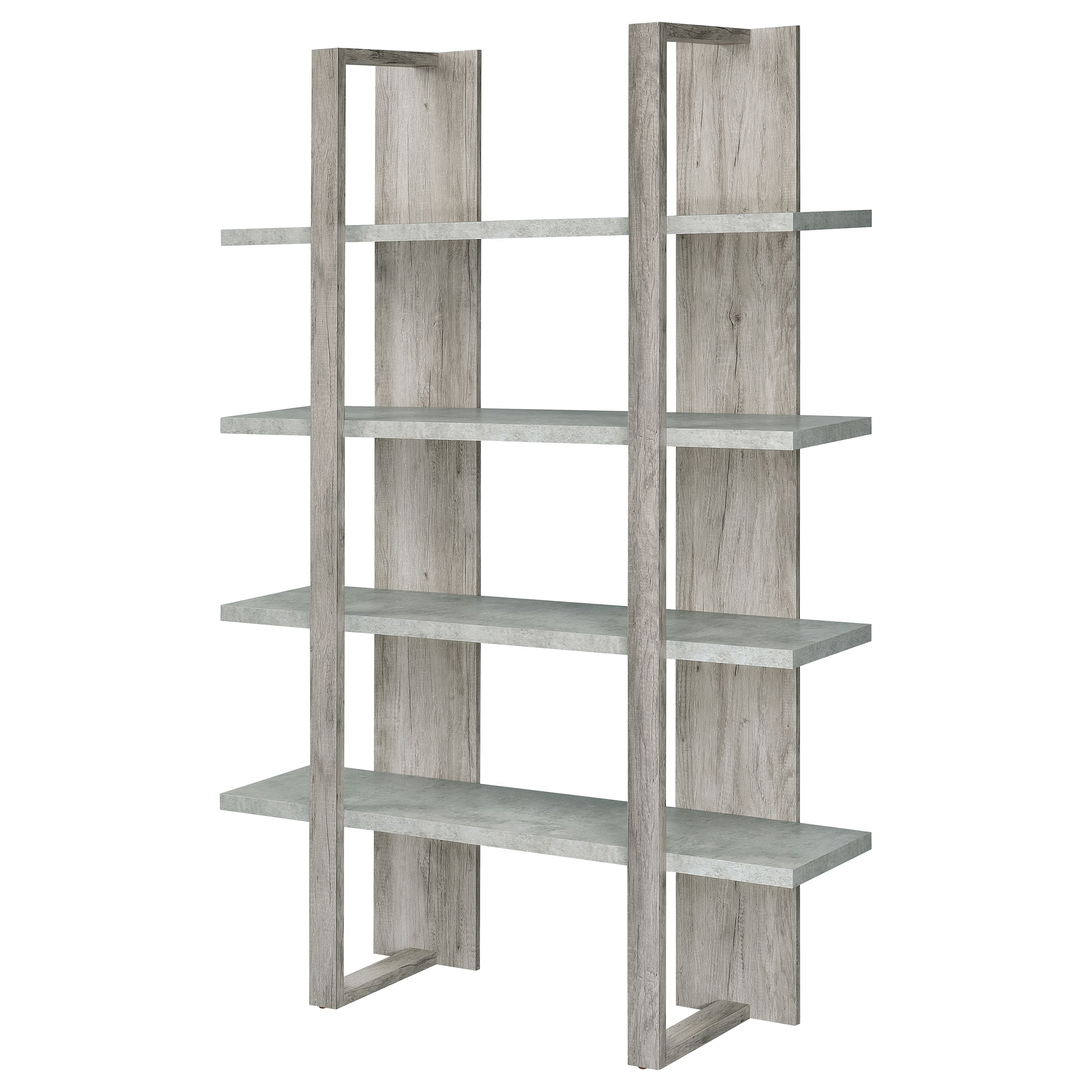 Coaster Danbrook Danbrook 4-shelf Bookshelf and Cement