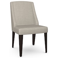 Customizable Bridget Side Chair with Upholstered Seat and Back