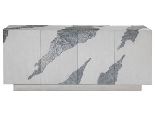 Contemporary 4-Door Media Console