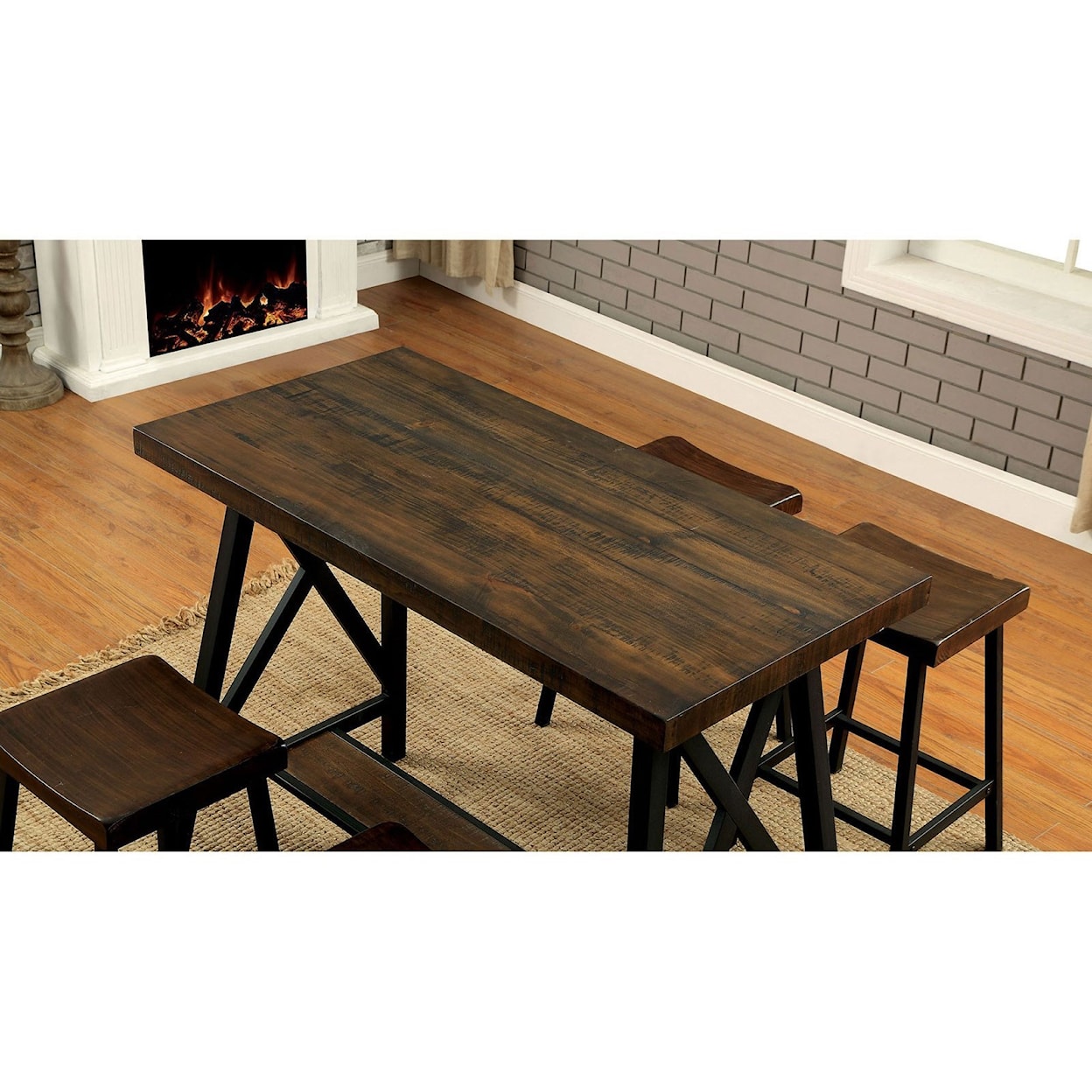 FUSA Lainey Counter Height Dining Table