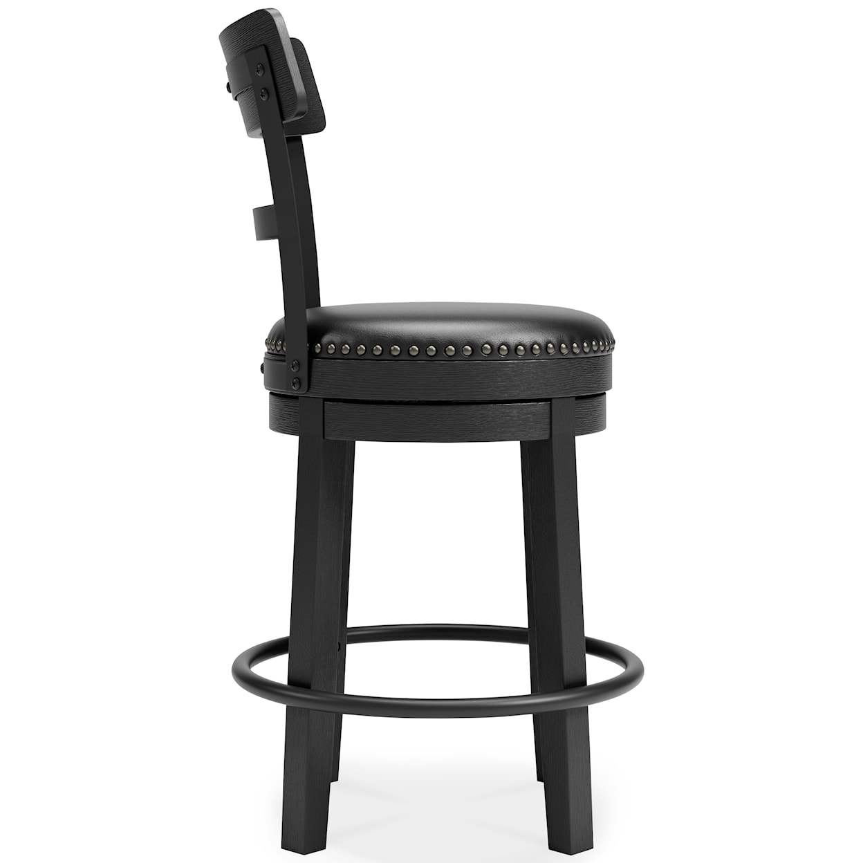 Signature Design by Ashley Valebeck Counter Height Upholstered Swivel Barstool