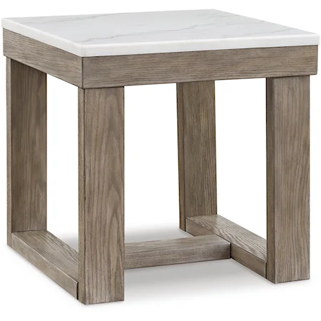 Square End Table