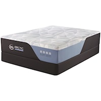 King 14.5” Plush Hybrid Mattress and 9" Regular Foundation