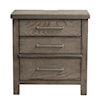 Liberty Furniture Modern Farmhouse 3-Drawer Nightstand