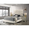 Crown Mark CHANTILLY King Upholstered Bed