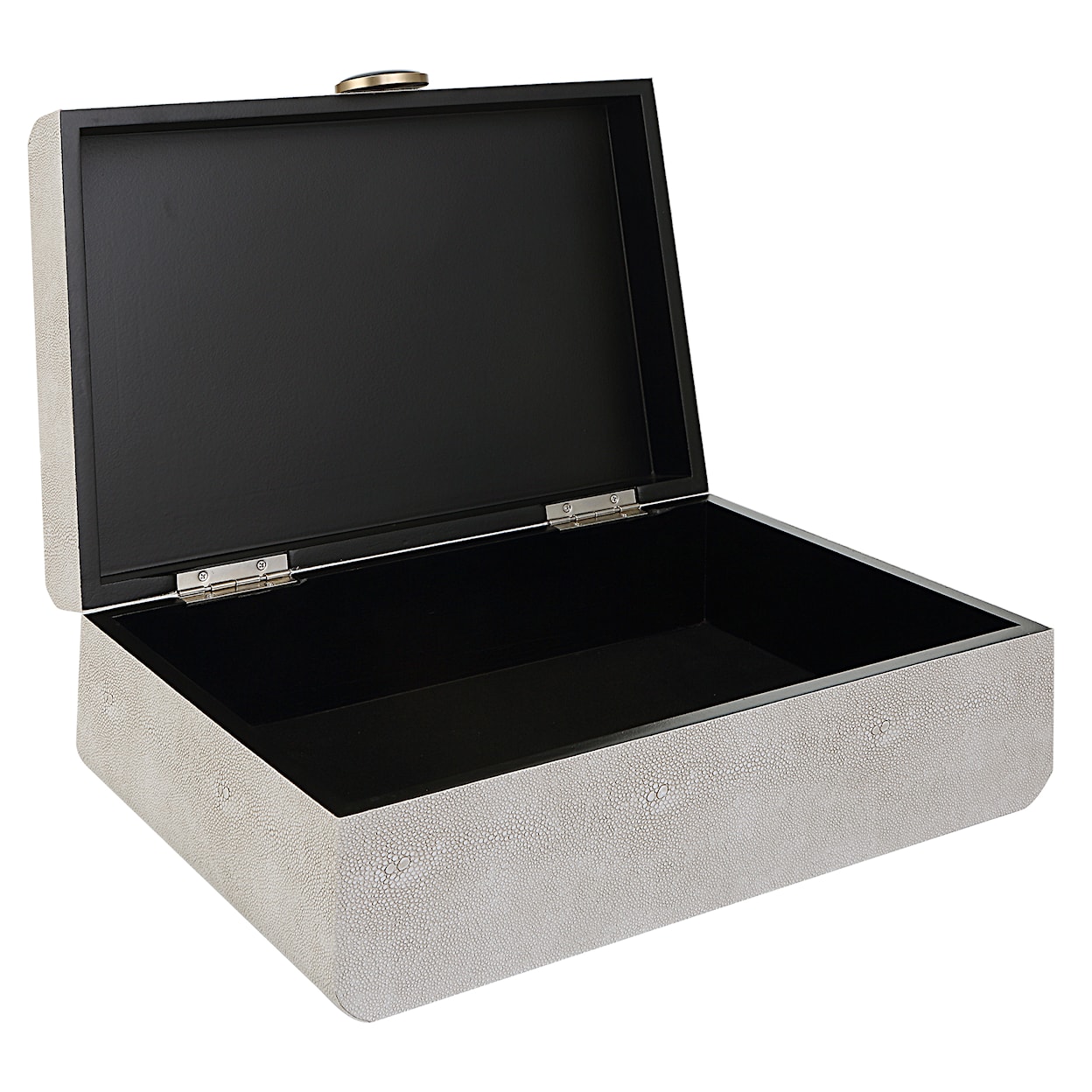 Uttermost Lalique Lalique White Shagreen Box