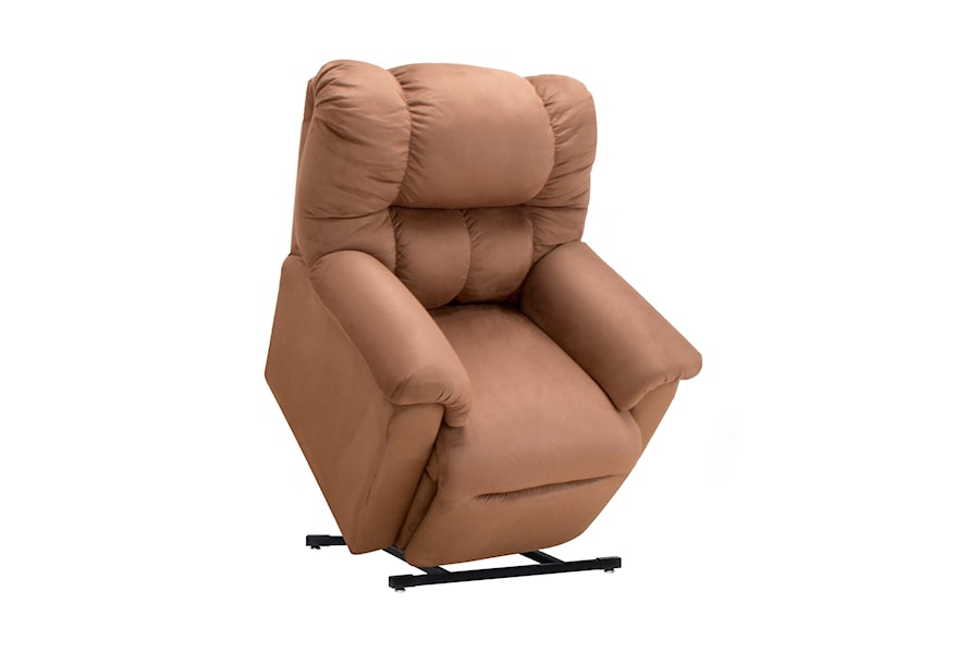 Franklin 494 Trent 179331010 Casual Power Lift Recliner with Rolled Chair  Back, Schewels Home