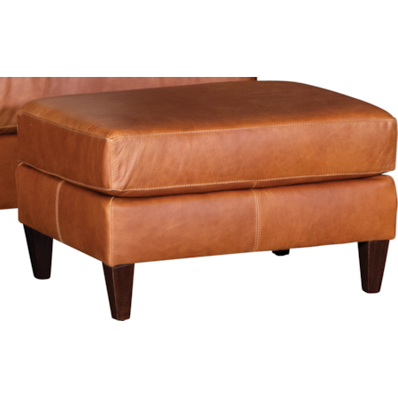 Leather Ottoman