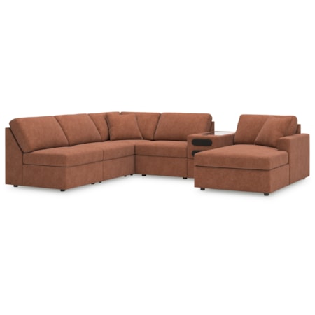 6-piece Sectional With Chaise