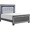 Homelegance Furniture Allura Queen Panel Bed with LED Lights
