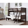 Furniture of America STAMOS Twin and Full Bunk Bed