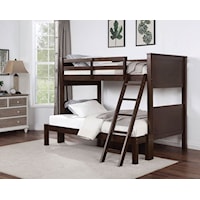 Transitional Twin over Full Bunk Bed