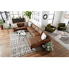 Best Home Furnishings Trafton Leather 6-Seat Sectional Sofa w/ Chaise