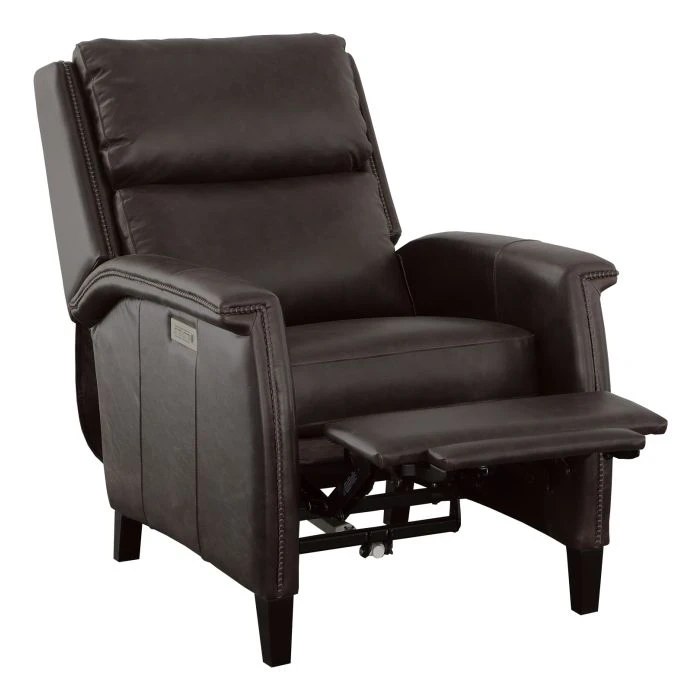 Fairfield The Leather Reserve Leather Power Recliner w/Braided Trim Detail