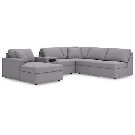 6-Piece Sectional With Chaise