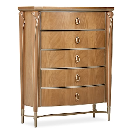 5-Drawer Highboy Chest