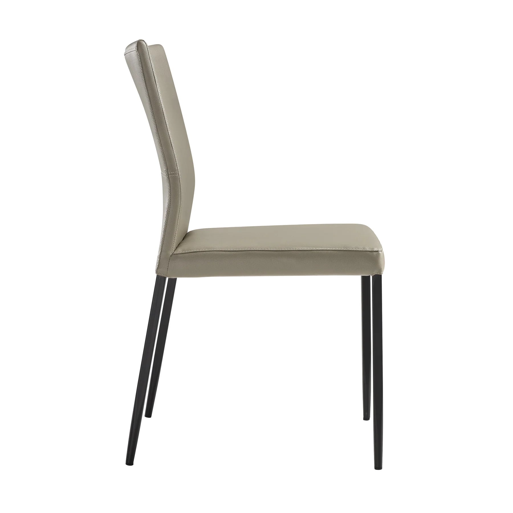 Armen Living Kash Faux-Leather Dining Chair