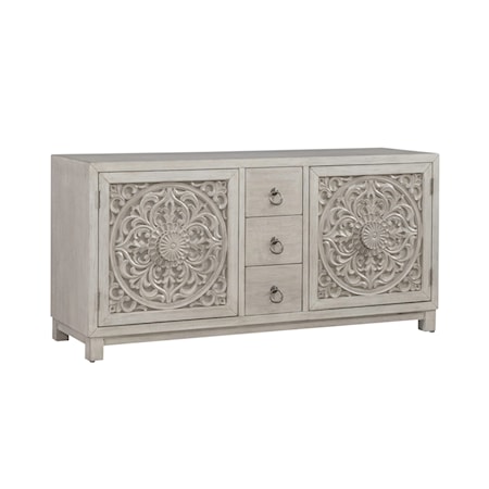 3-Drawer Accent Cabinet