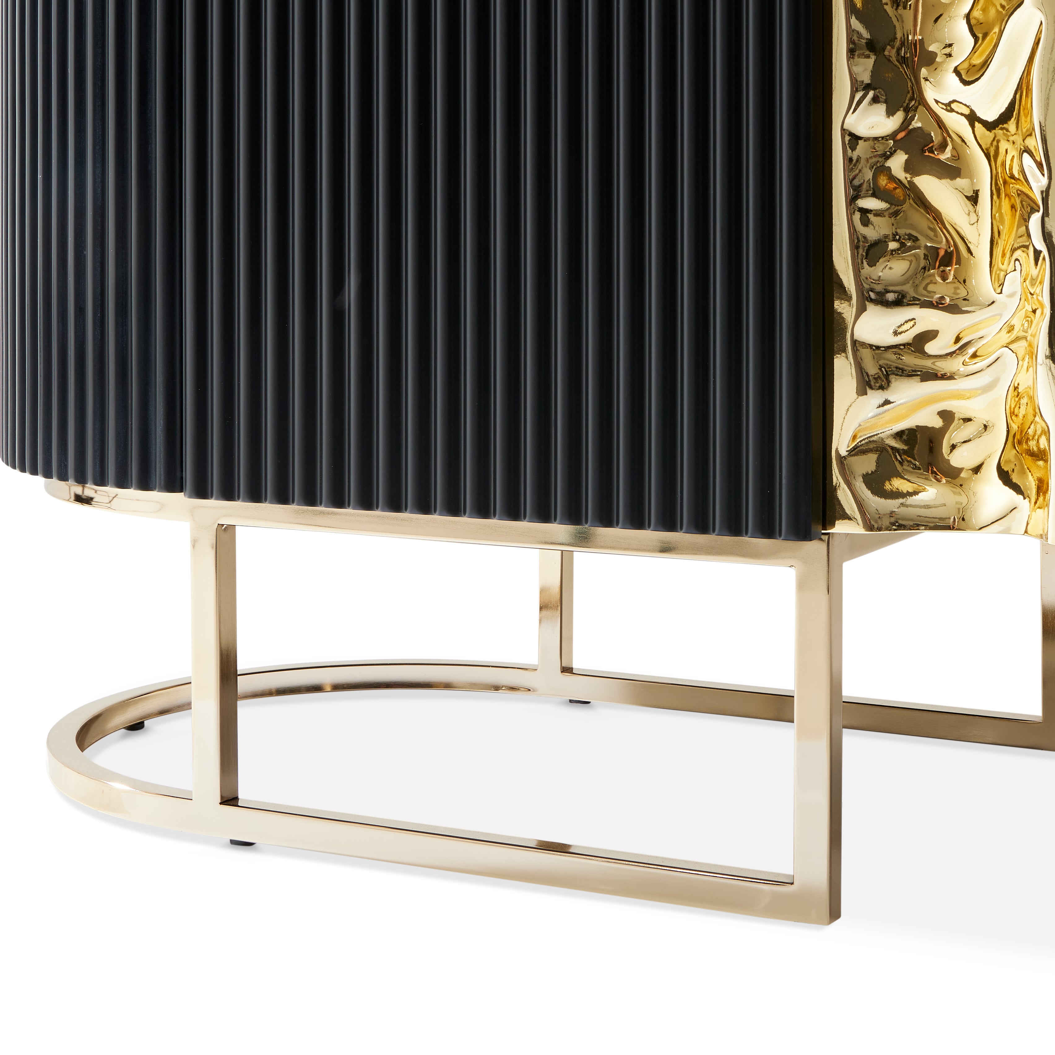 Michael Amini Lisbon Oval Console Table