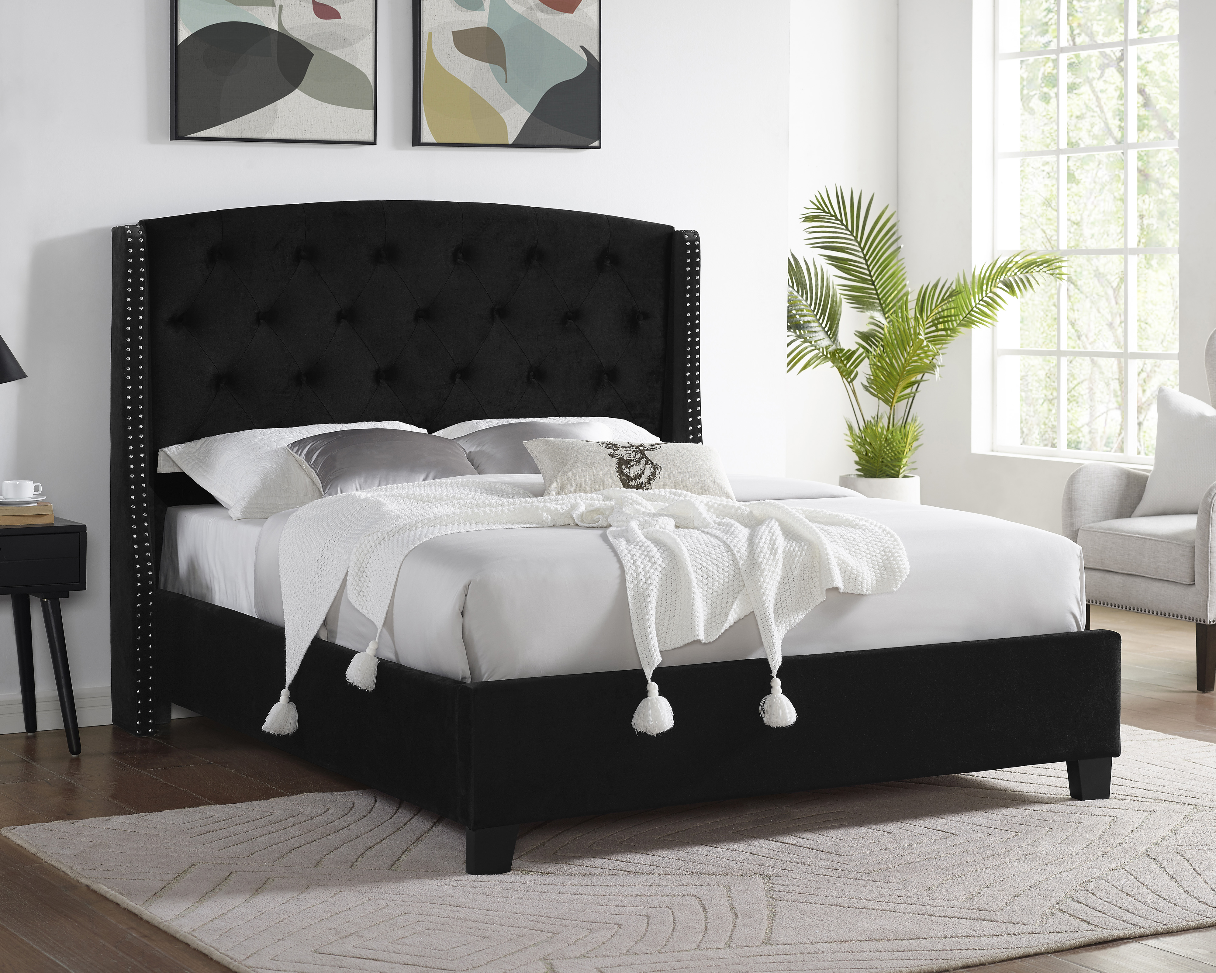Upholstered King Bed