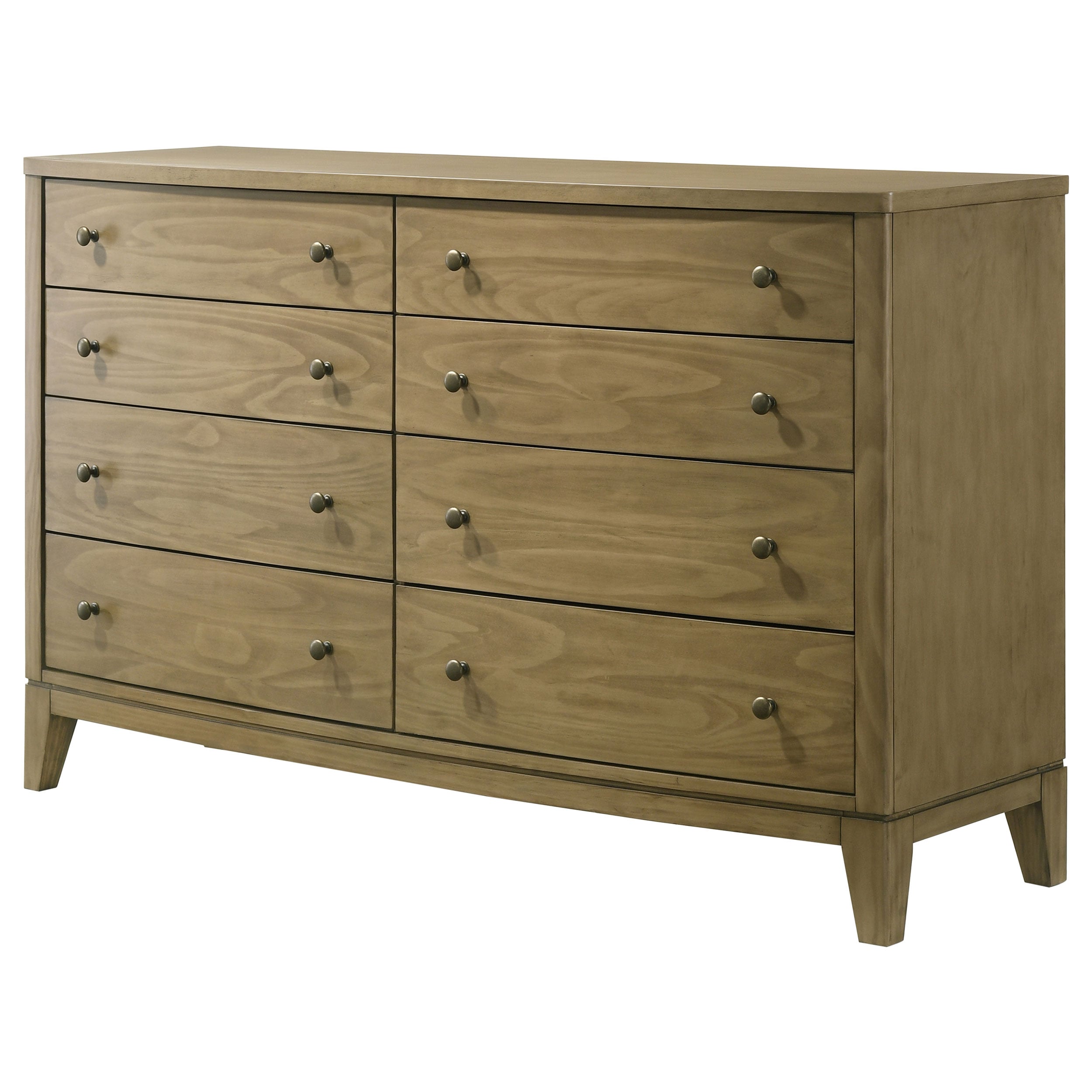 Granada 8-drawer Dresser Cabinet Pine