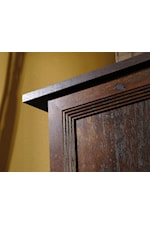 Sauder Viabella Traditional Three-Door Storage Cabinet with Adjustable Shelving