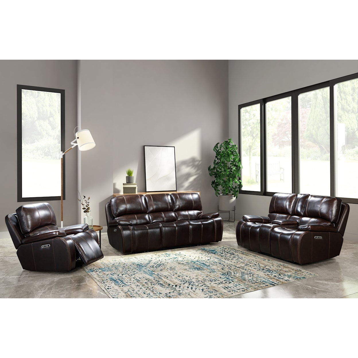 New Classic Brookings 3-Piece Living Room Set