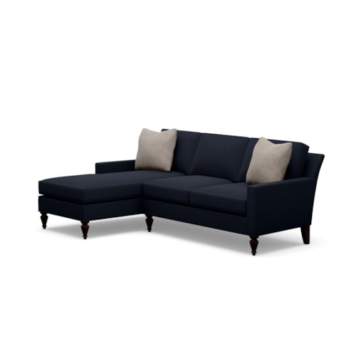 Leonardo 2-Piece Customizable Chaise Sectional