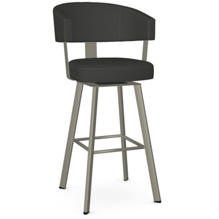 Upholstered Swivel Bar Stool