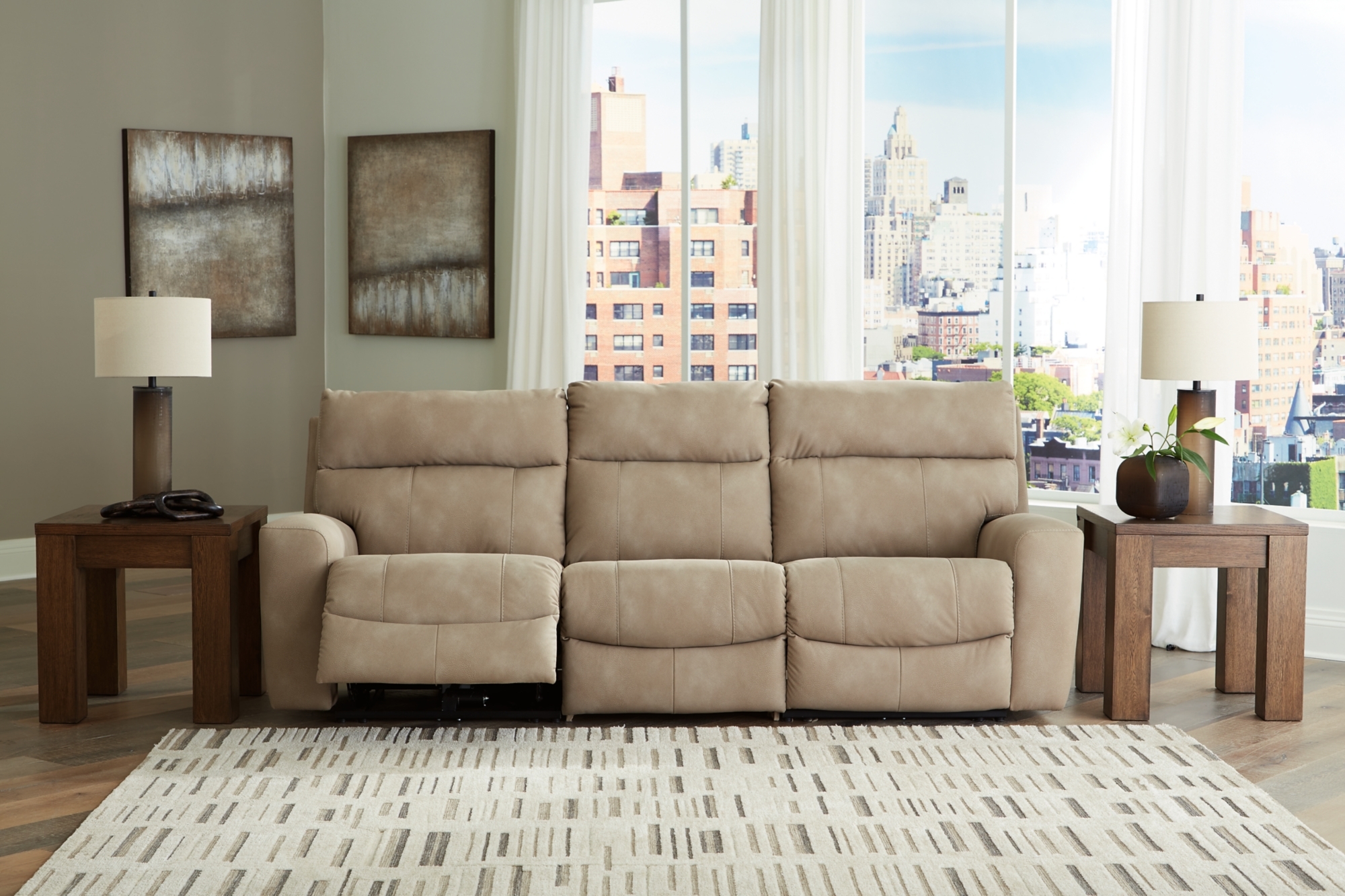 3-Piece Power Reclining Sectional Sofa